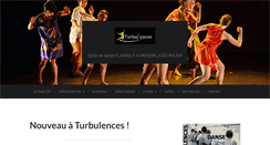 Desktop Screenshot of ecolededanseturbulences.fr